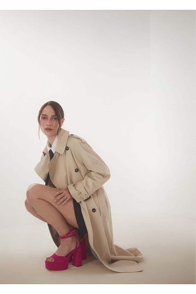 MANGO Woman Σανδάλια με χοντρή σόλα