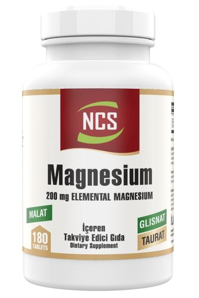 NCS Magnesium 200 Mg Malat Taurat Glisinat 180 Tablet
