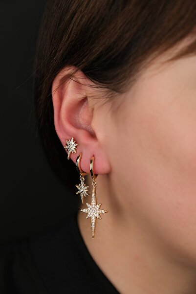 Richard Jewell Çelik Renk Atmaz Garantli Faturalı Küpe