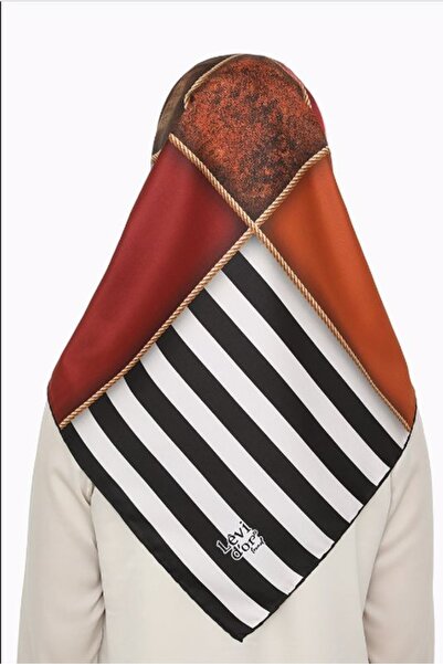 Levidor Women's Khaki Trend Twill Polyester Scarf