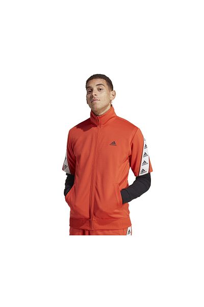 Adidas orange hot sale tracksuit mens