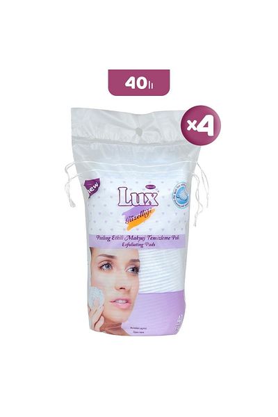 LUX Peeling Effect Makeup Cotton 40 Pieces X 4