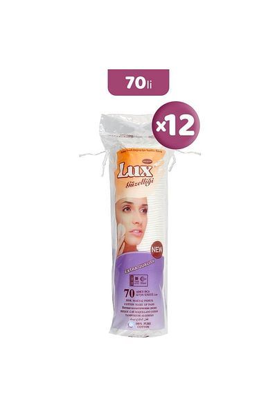 LUX Disc Makeup Cotton 70pcs X 12