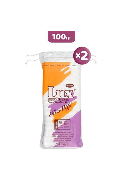LUX قطن متعرج 100 جرام × 2