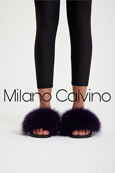 Milano Calvino Furry Slippers