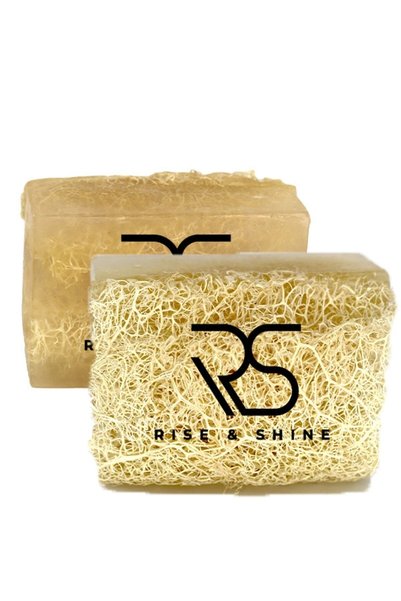 Rise & Shine Anti-Wrinkle and Moisturizing Natural Pumpkin Fiber Rice Extract Soap 130 Gr