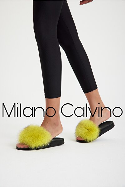 Milano Calvino النعال فروي