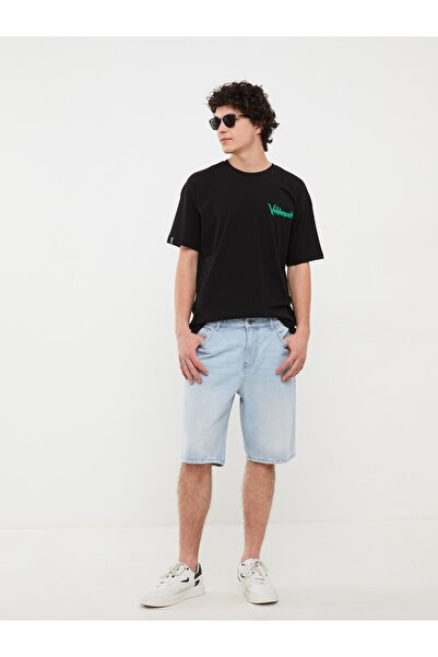 LC Waikiki Pantaloni scurti de jeans de damă, confortabili