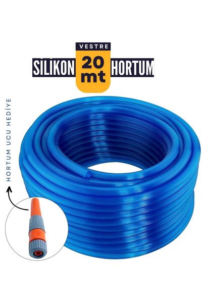 HomeCare 20 Metre Silikonlu Bahçe Hortumu Sulama Aparatı Hediyeli 712342