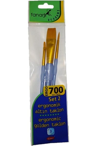 Fanart Σετ 700 Series Ergonomic Gold Taklon-2 3 τεμαχίων