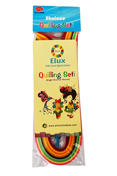 Elif İş Eğitimi Quilling Set (İnce) 0,5x42 Cm 100 Kağıt Şerit