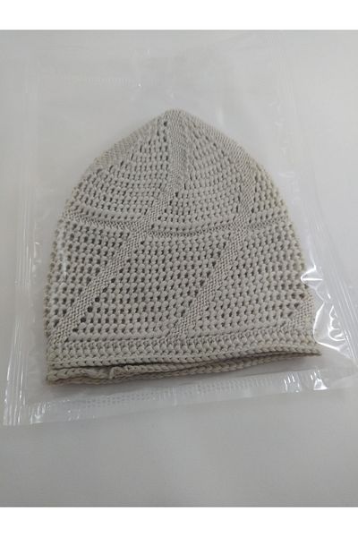 kadir gümüş mekke medine pazarı Hand Knitted Soft Skullcap