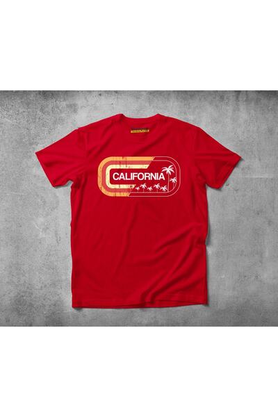 Freeyez California Unisex Pamuklu Penye T-shirt
