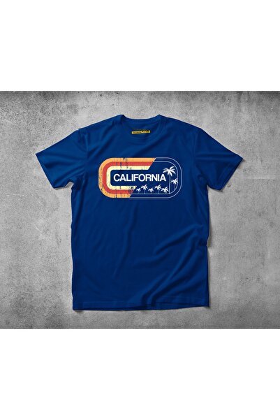 Freeyez California Unisex Pamuklu Penye T-shirt
