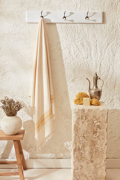 Karaca Home Minka - Πεστάμαλα από 100% βαμβακερό χρυσό, 90x160 εκ
