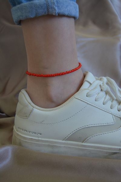 M Miel Bead Detailed Women's Anklet