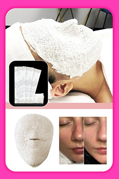 Uniquem Mumya Maske Alçı Maske Beyaz Alçı Maskesi 6 Set Uygulama The Mummy Mask