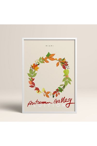 HOMEPACK Tablou cu rame din lemn alb Poster cu rame Decor artistic modern de perete (ABSTRACT139-WHITE-40X60)