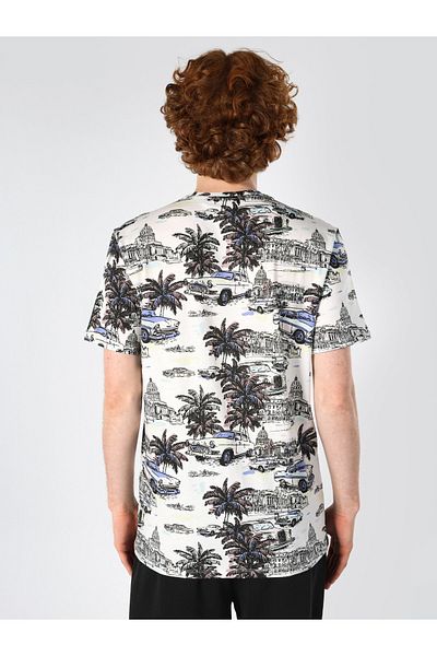 Colin's Men's Short Sleeve T-Shirt - Crew Neck, Regular Fit, Multi Color, Printed