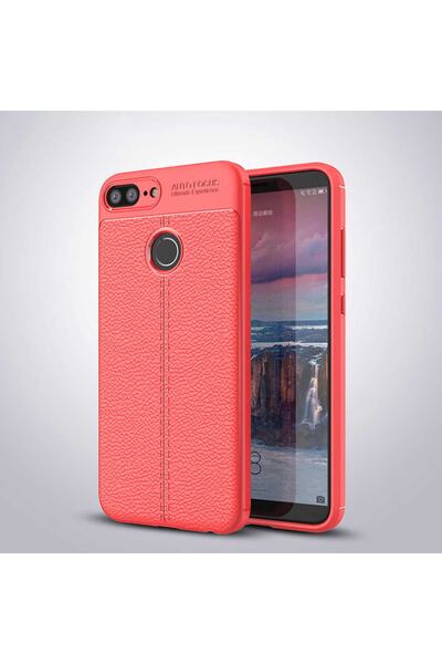 HEPTEKİLETİŞİM Huawei Honor 9 Lite Kılıf Deri Görünümlü Renk Atmayan Dayanakl...