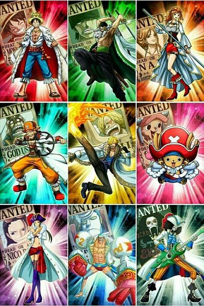 owl bag Anime- One Piece - Σετ 9 φωτοκαρτών χωρίς μοτίβο