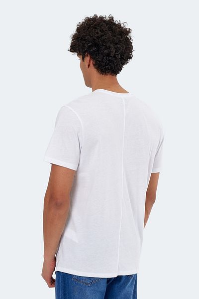 Slazenger Ανδρικό T-shirt Karnen Over Λευκό