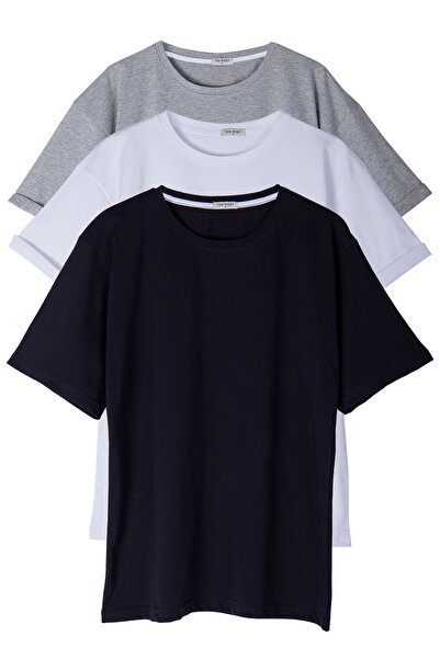 LEONE KOLEKSİYON Oversize kroj 3-pakovanje T-shirt Unisex