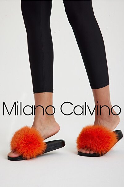 Milano Calvino النعال فروي