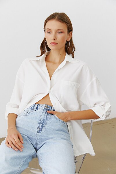 urban focus Oversize Shirt with Epaulettes