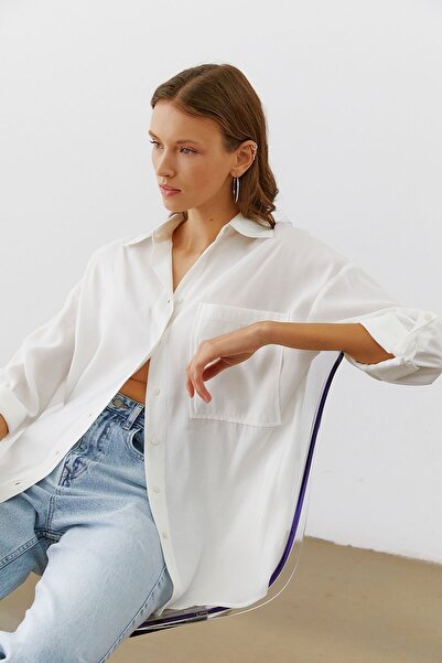 urban focus Oversize Shirt with Epaulettes