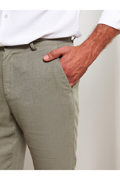 LC Waikiki Slim Fit plátěné pánské šortky