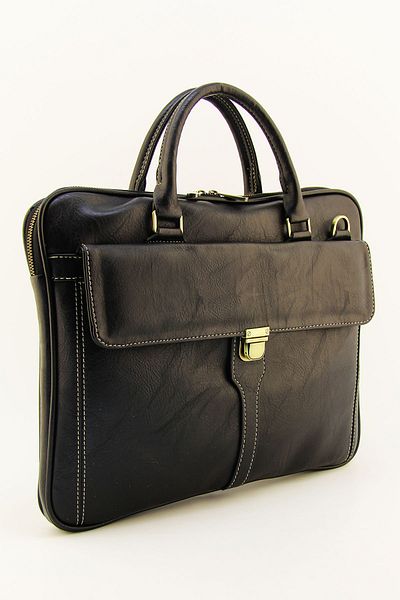 HNB Black 15.6 Inch Computer Briefcase Lawyer Case