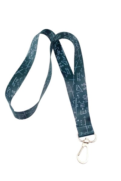 CİCCİBİCCİSHOP Matematik Siyah Formüller Boyun Askı Ipi