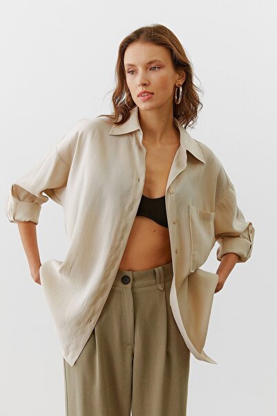 urban focus Oversize Shirt with Epaulettes