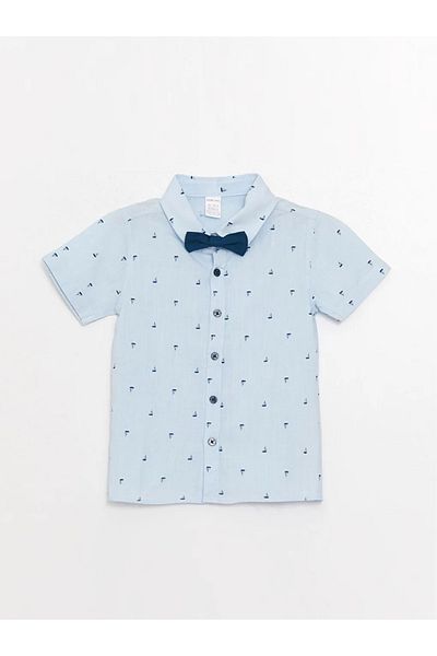LC Waikiki Lcw Baby Short Sleeve Printed Baby Boy Set of 4