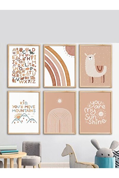 incdesign Çocuk Odası Poster 6'lı