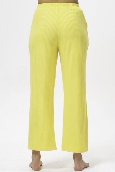 United Colors of Benetton Pantaloni de pijama galbeni pentru femei - Bnt-w20409