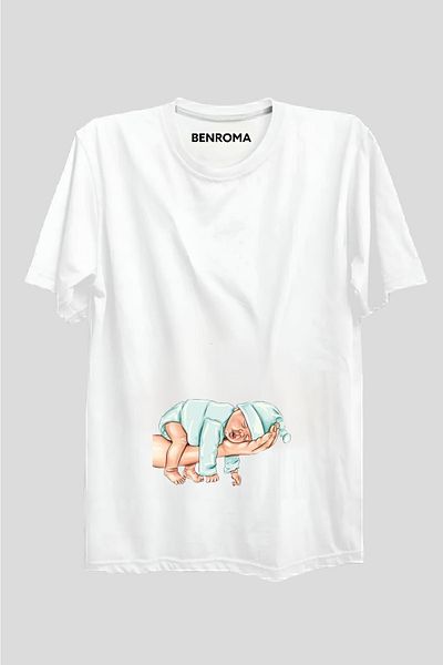 BENROMA Tricou de maternitate cu imprimeu loose fit
