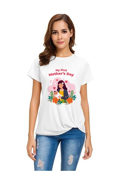 Tshirthane Γυναικείο μπλουζάκι για τη γιορτή της μητέρας της μητέρας μου