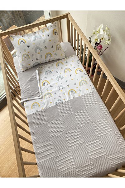 GAYE EV TEKSTİLİ مجموعة بيكيه للأطفال معتمدة من Oeko-tex مصنوعة من القطن بنسب...