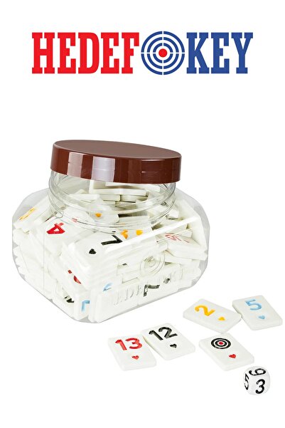 Hedef Okey Taşı ( Krem )