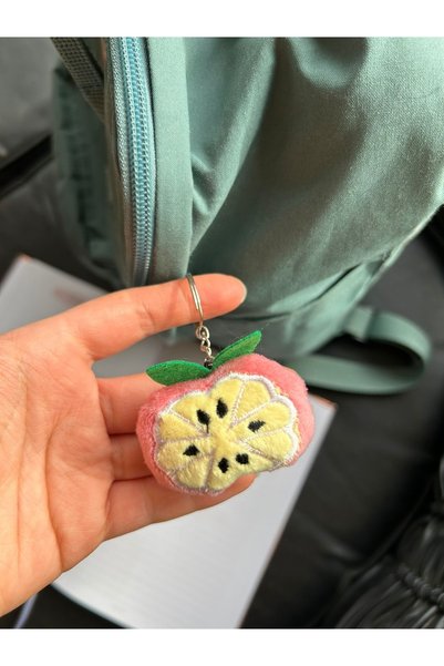 sumicorn Cute Little Pink Kiwi Keychain Bag and Wallet Accessory Gift (1 Piece)