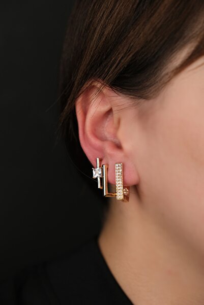 Richard Jewell Çelik Renk Atmaz Garantli Faturalı Küpe