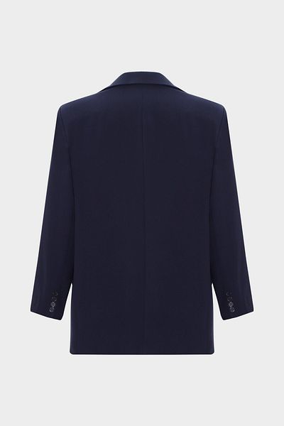 Açelya Okcu Premium Blazer Crepe υφαντό μπουφάν με επένδυση