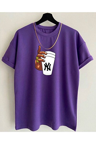 dwnwear Μπλουζάκι Unisex Glass Printed Oversize