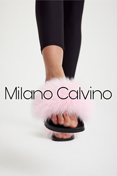 Milano Calvino Furry Slippers
