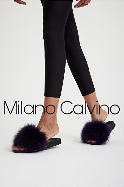 Milano Calvino Furry Slippers