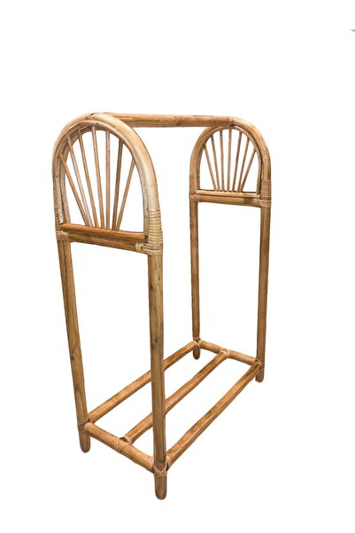 rengimo Konfeksiyon Askısı Ayaklı Askılık Elbise Askılığı Rattan Askılık