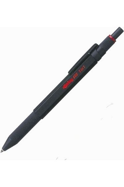 Rotring 600 Black Multipen Three Function Pen