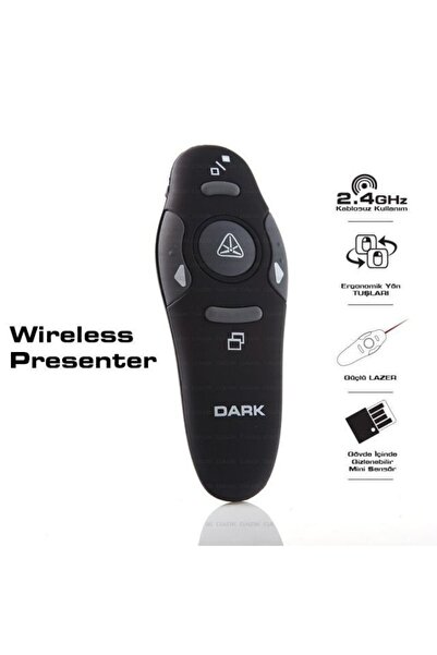 Genel Markalar Dk-ac-wp03, Usb, Kablosuz Presenter Rf,sunum